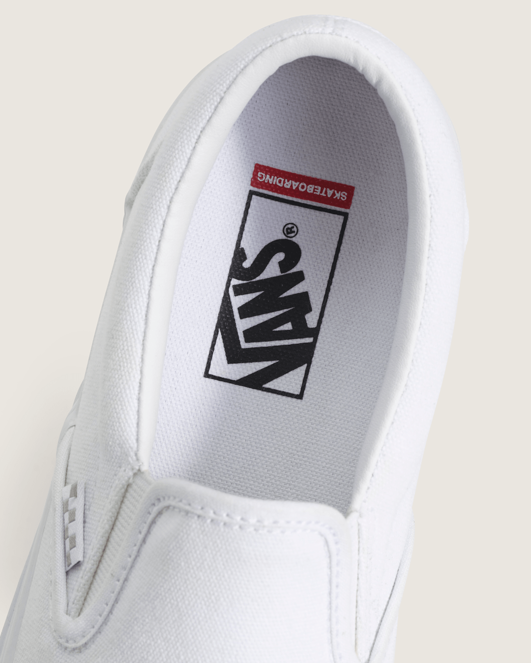 Women|Men Vans Skate Slip-On True White Skate Shoe