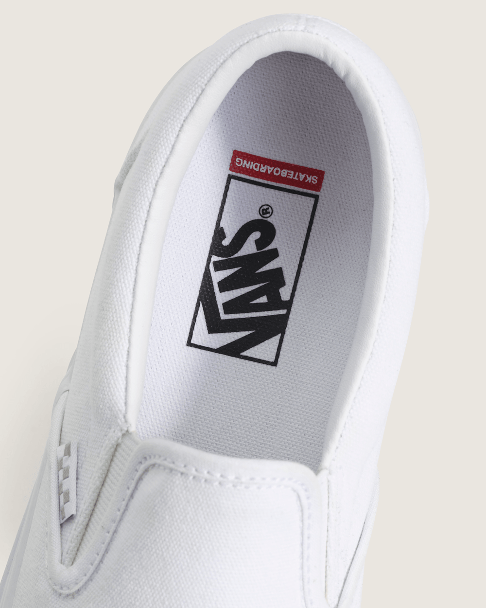 Women|Men Vans Skate Slip-On True White Skate Shoe