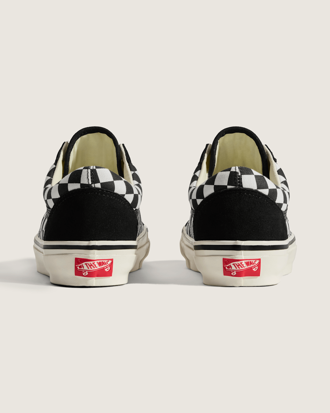 Women|Men Vans Premium Old Skool Checkerboard Shoe in Black / White