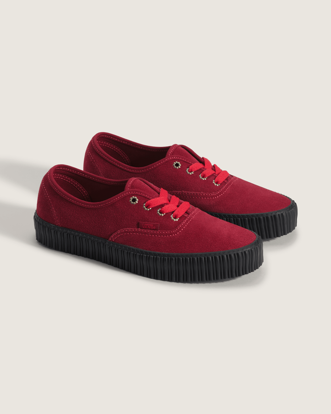 Women Vans Authentic Creeper Shoe in Bordeaux Red
