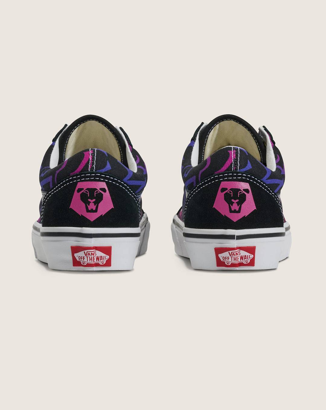 Women Vans KPop Demon Hunters x Vans Old Skool Shoe in Kpop Demon Hunters Black / Purple