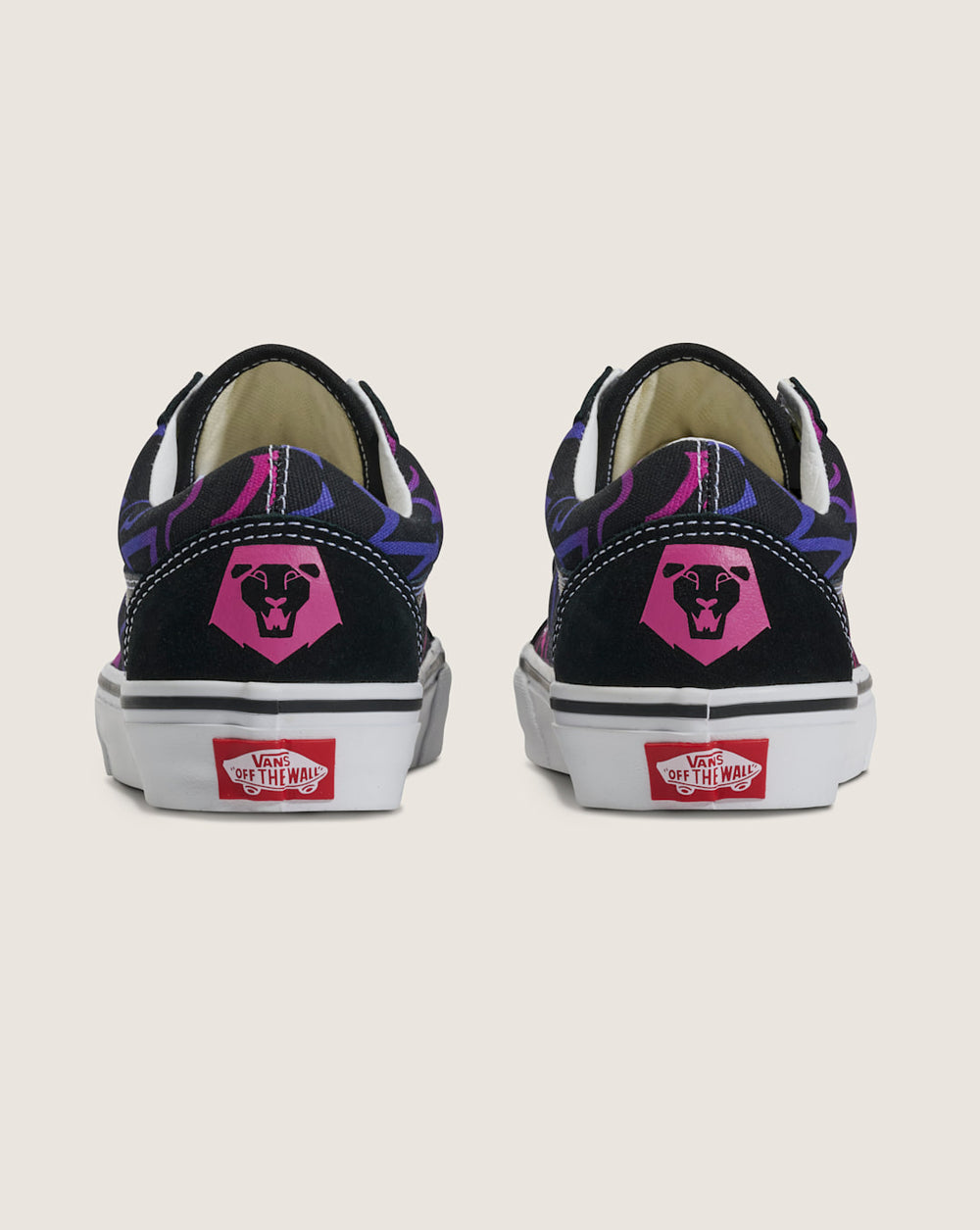 Women Vans KPop Demon Hunters x Vans Old Skool Shoe in Kpop Demon Hunters Black / Purple