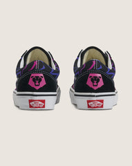Women Vans KPop Demon Hunters x Vans Old Skool Shoe in Kpop Demon Hunters Black / Purple