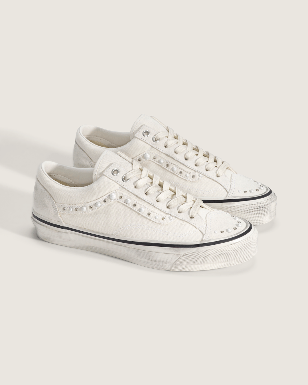 Women|Men Vans Premium Old Skool 36 Shoe in Marshmallow White