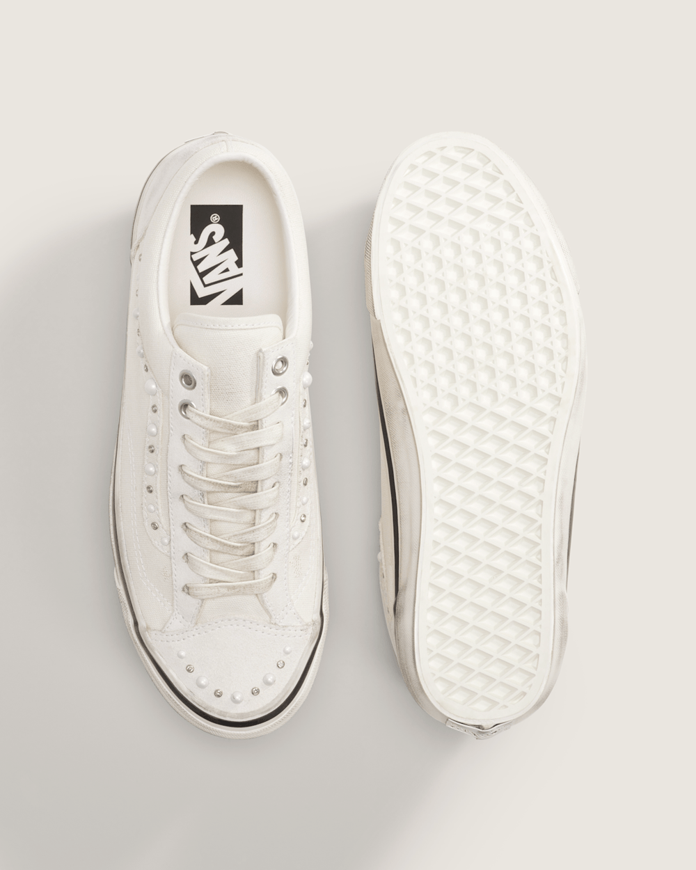 Women|Men Vans Premium Old Skool 36 Shoe in Marshmallow White