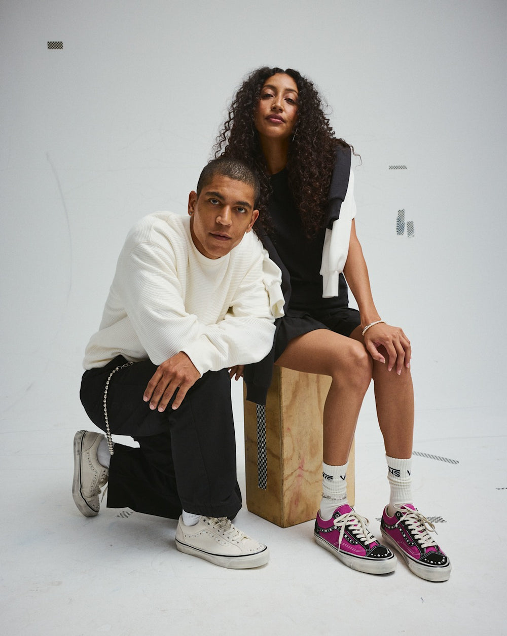 Women|Men Vans Premium Old Skool 36 Shoe in Marshmallow White