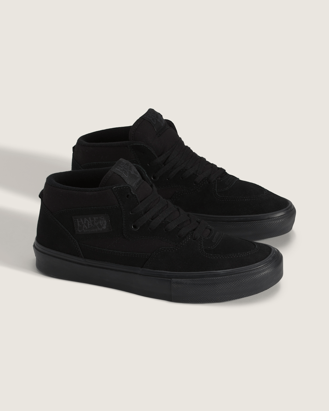 Women|Men Vans Skate Half Cab Black/Black Skate Shoe