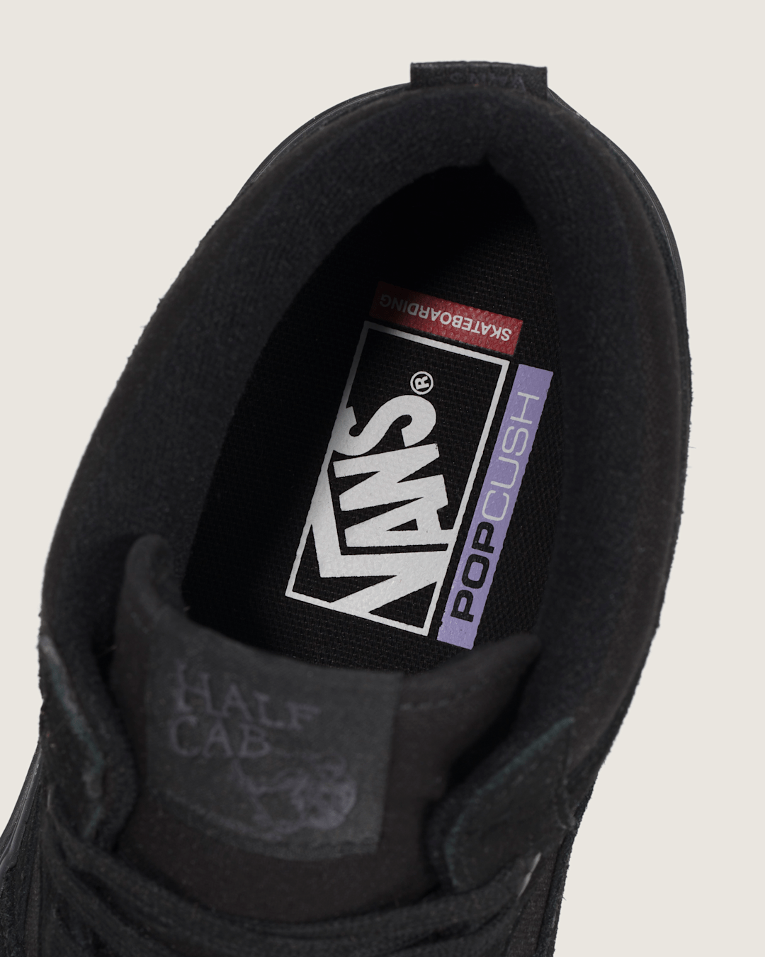 Women|Men Vans Skate Half Cab Black/Black Skate Shoe