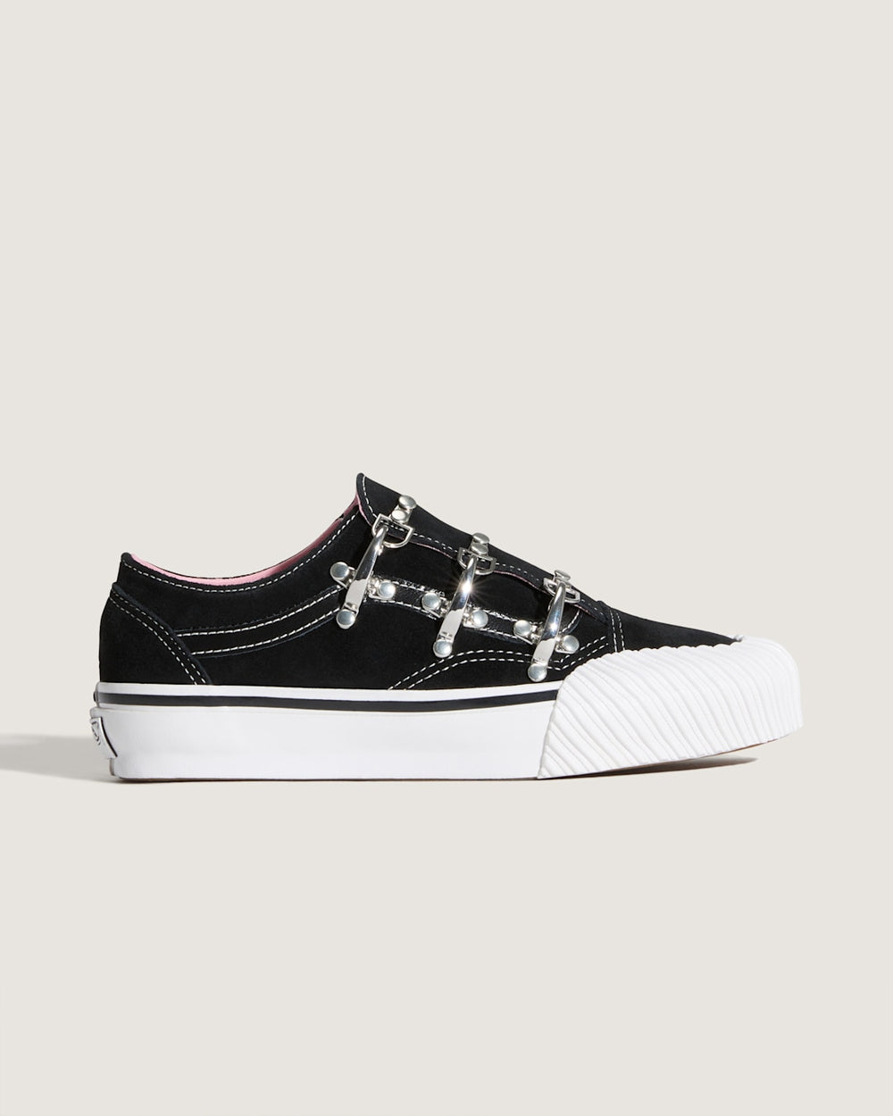 Women Vans Premium Old Skool Wrap Karina Shoe in Black / White
