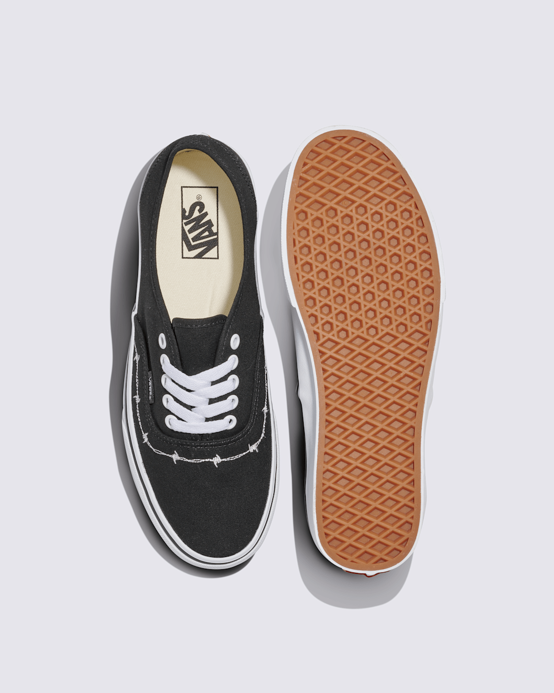 Women|Men Vans Authentic Shoe in Black / White
