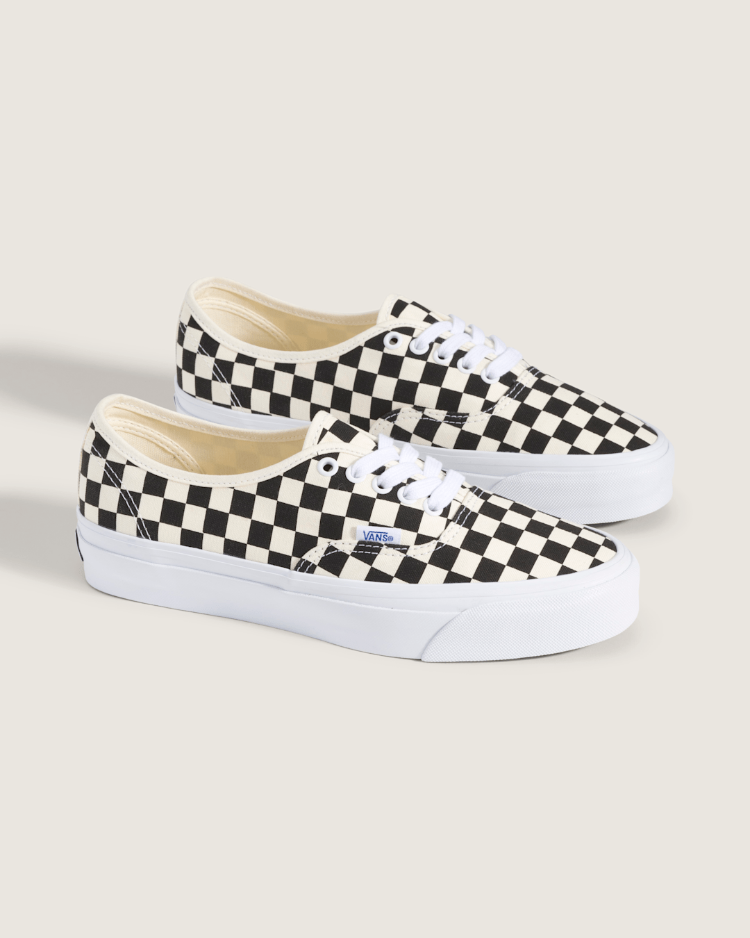 Women|Men Vans Premium Authentic Checkerboard Shoe in Checkerboard Black / Off White