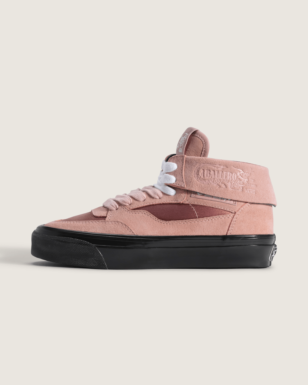 Women Vans Premium Half Caballero Shoe in Rose Pink / Black