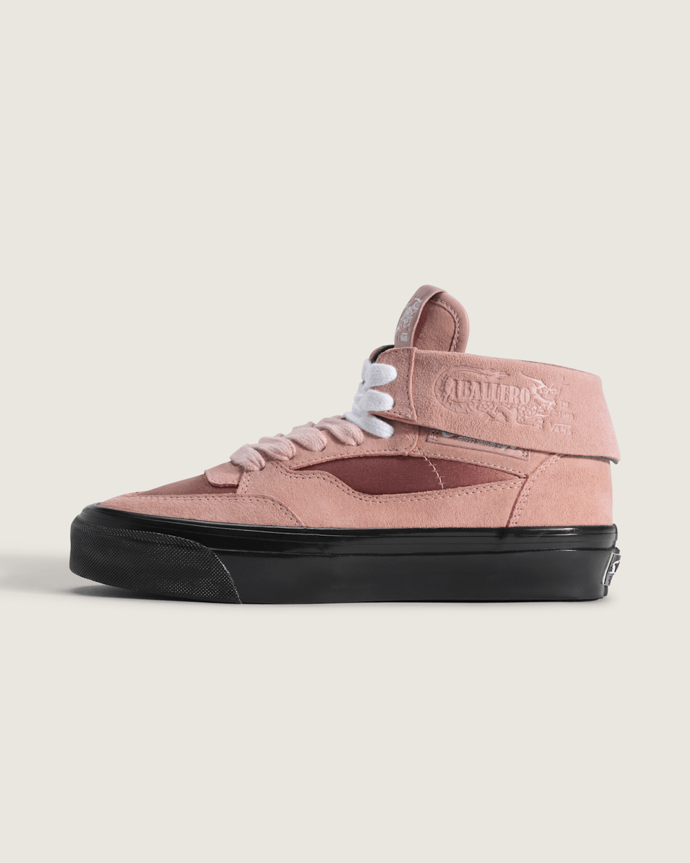 Women Vans Premium Half Caballero Shoe in Rose Pink / Black