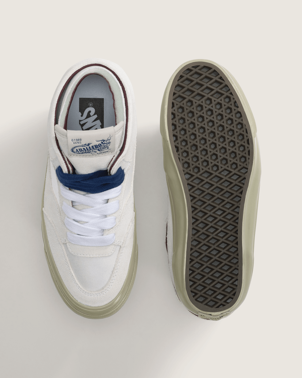 Women Vans Premium Half Caballero Shoe in True White