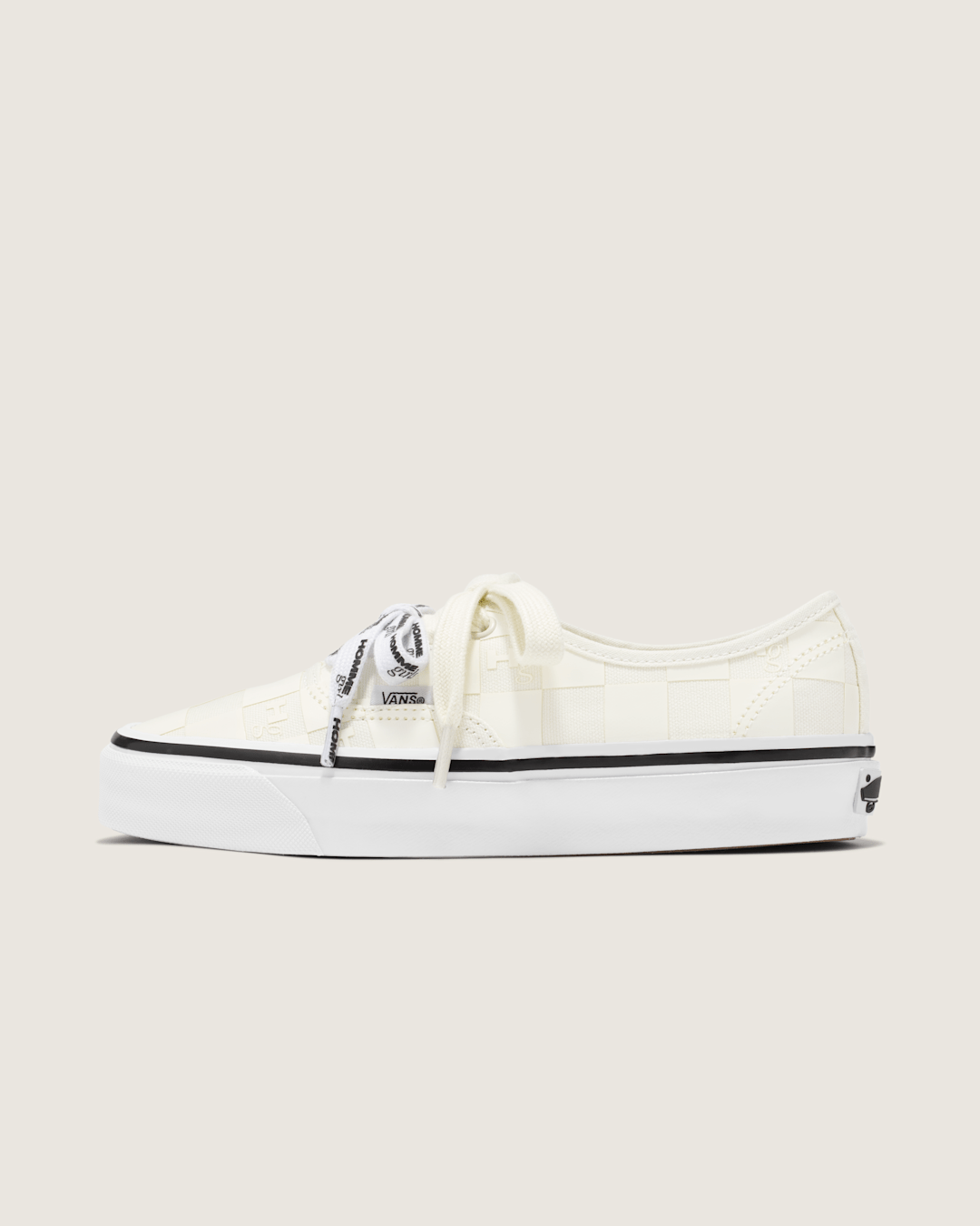 Women Vans OTW by Vans X HommeGirls Authentic 44 in Checkerboard Marshmallow White
