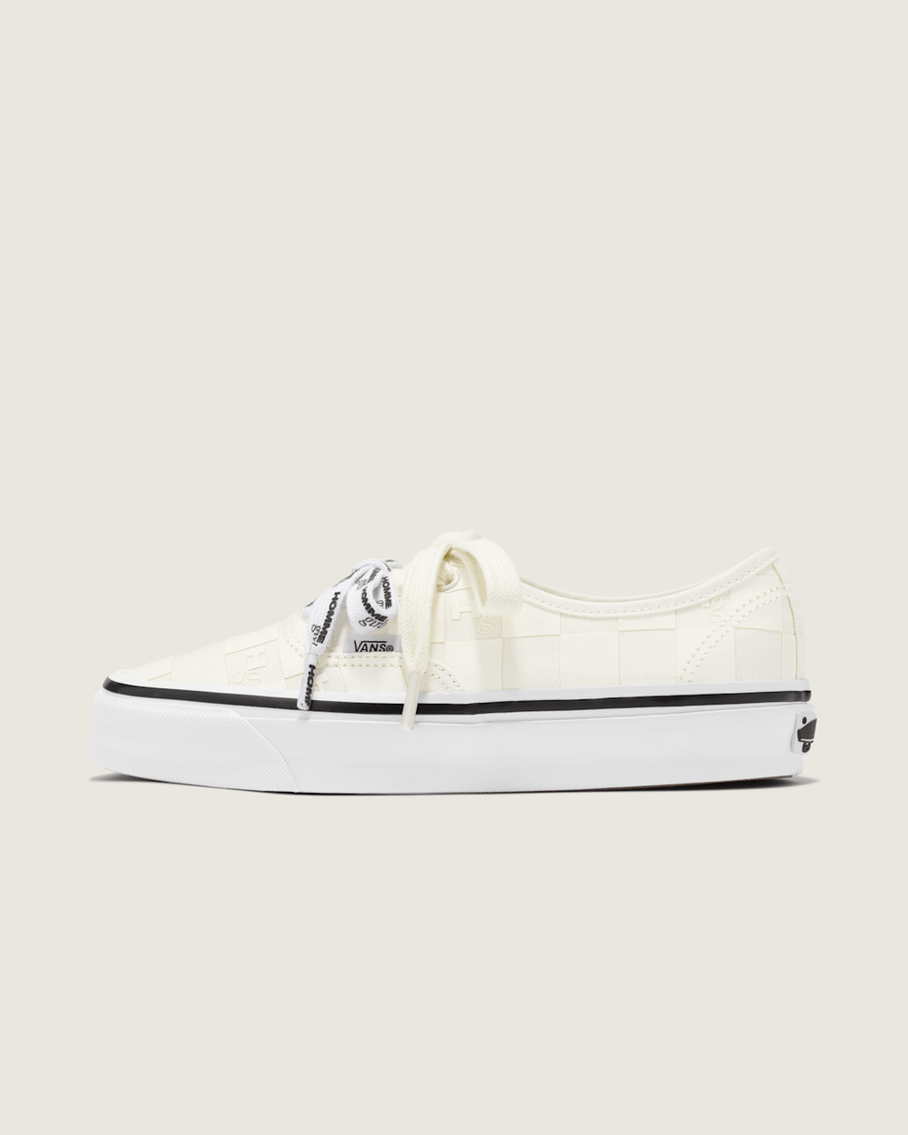 Women Vans OTW by Vans X HommeGirls Authentic 44 in Checkerboard Marshmallow White
