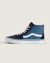 Women|Men Vans Skate Sk8-Hi Navy/White Skate Shoe