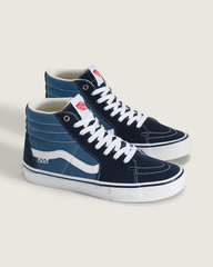 Women|Men Vans Skate Sk8-Hi Navy/White Skate Shoe