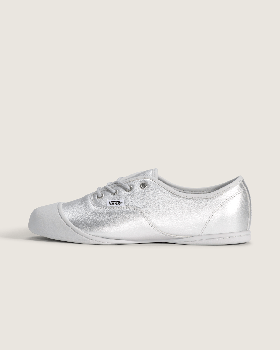 Women Vans OTW Authentic Prima in Metallic Silver Grey