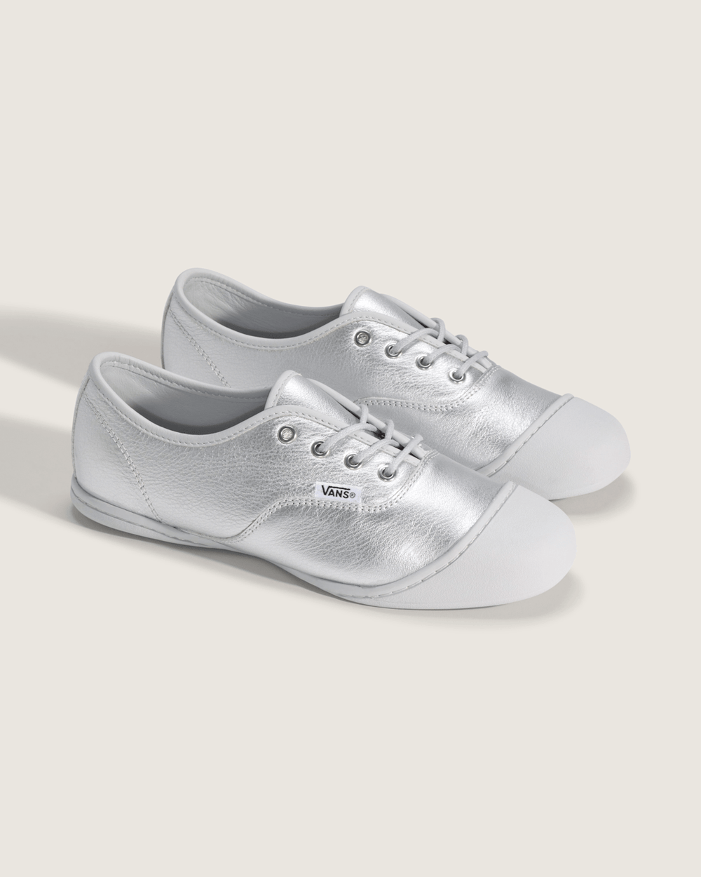 Women Vans OTW Authentic Prima in Metallic Silver Grey