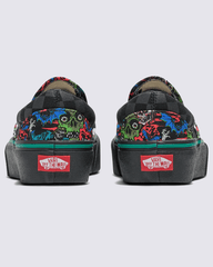 Women|Men Vans Customs Classic Slip-On Platform Halloween Shoe in Customs