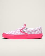 Women Vans Customs Classic Slip-On Checkerboard Shoe in Customs