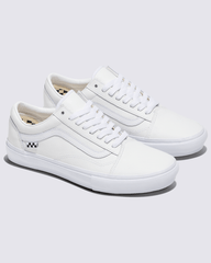Women|Men Vans Customs Skate Old Skool Leather Shoe in Customs