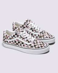 Women Vans Customs Old Skool Checkerboard Shoe in Customs