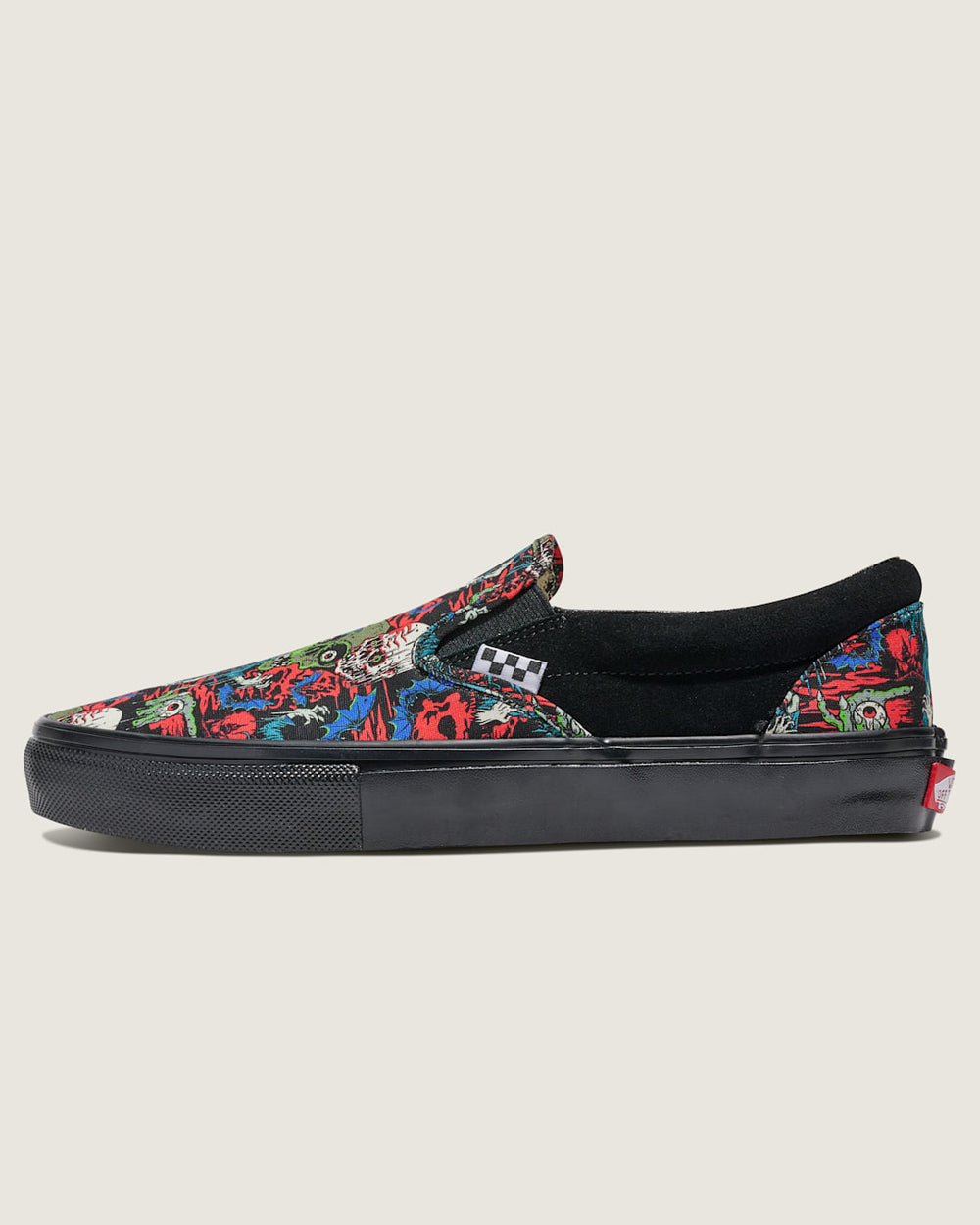 Women|Men Vans Customs Skate Slip-On Halloween Shoe in Customs