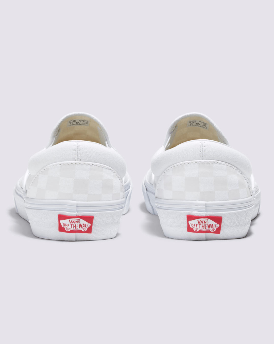 Women|Men Vans Customs Classic Slip-On Checkerboard Wide Shoe in Customs