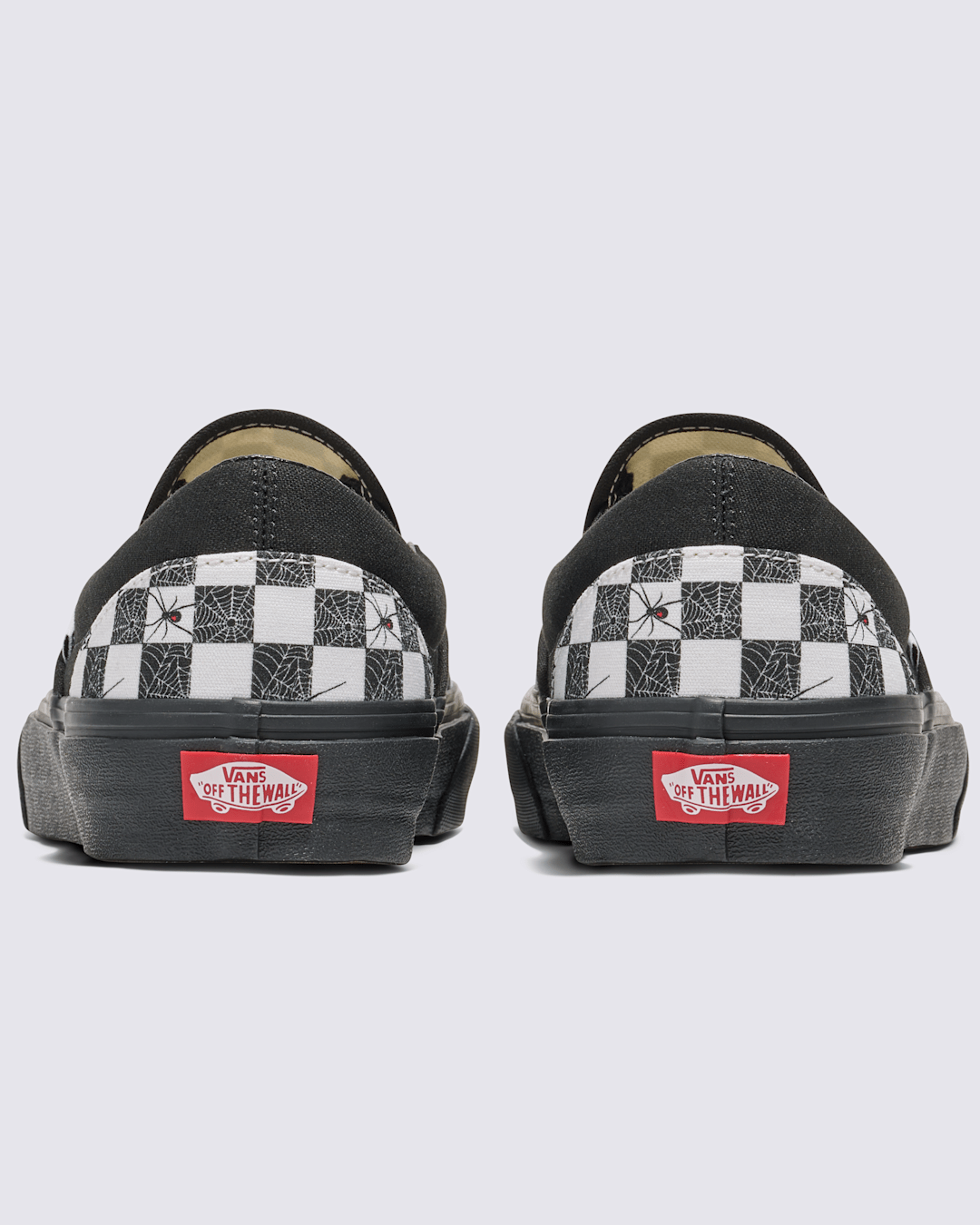Women|Men Vans Customs Classic Slip-On Halloween Checkerboard Shoe in Customs
