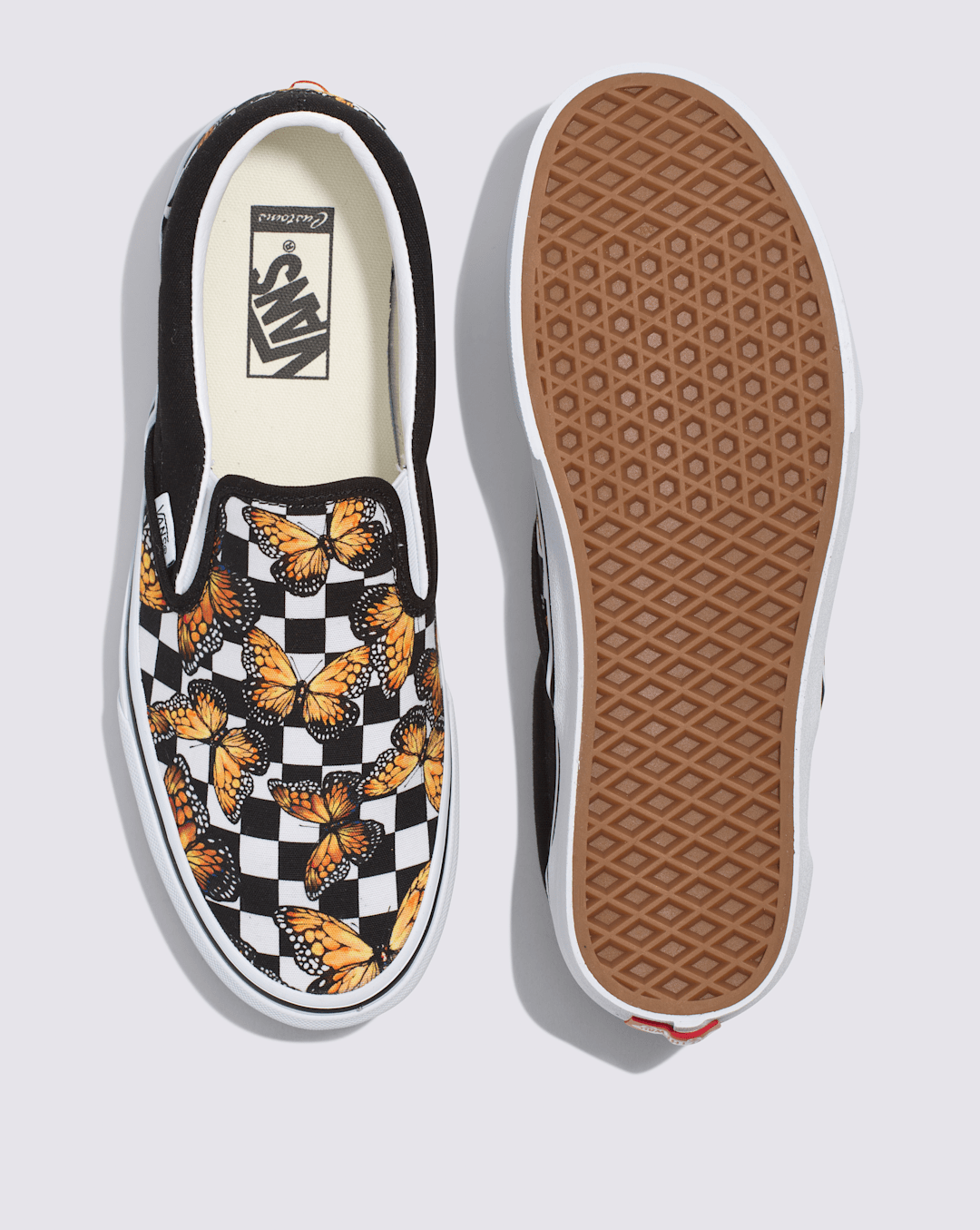 Women Vans Customs Classic Slip-On Checkerboard Shoe in Customs