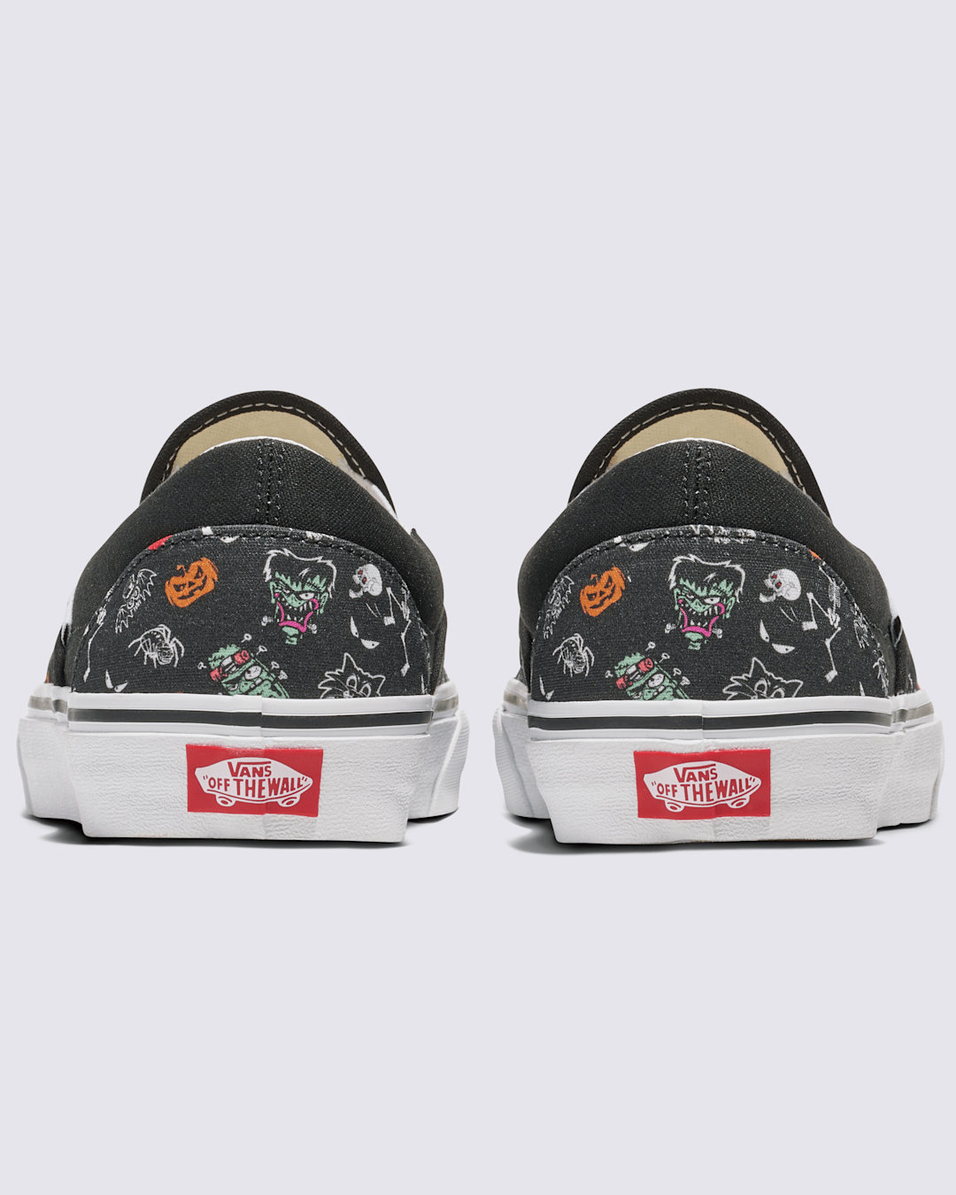 Women|Men Vans Customs Classic Slip-On Halloween Shoe in Customs