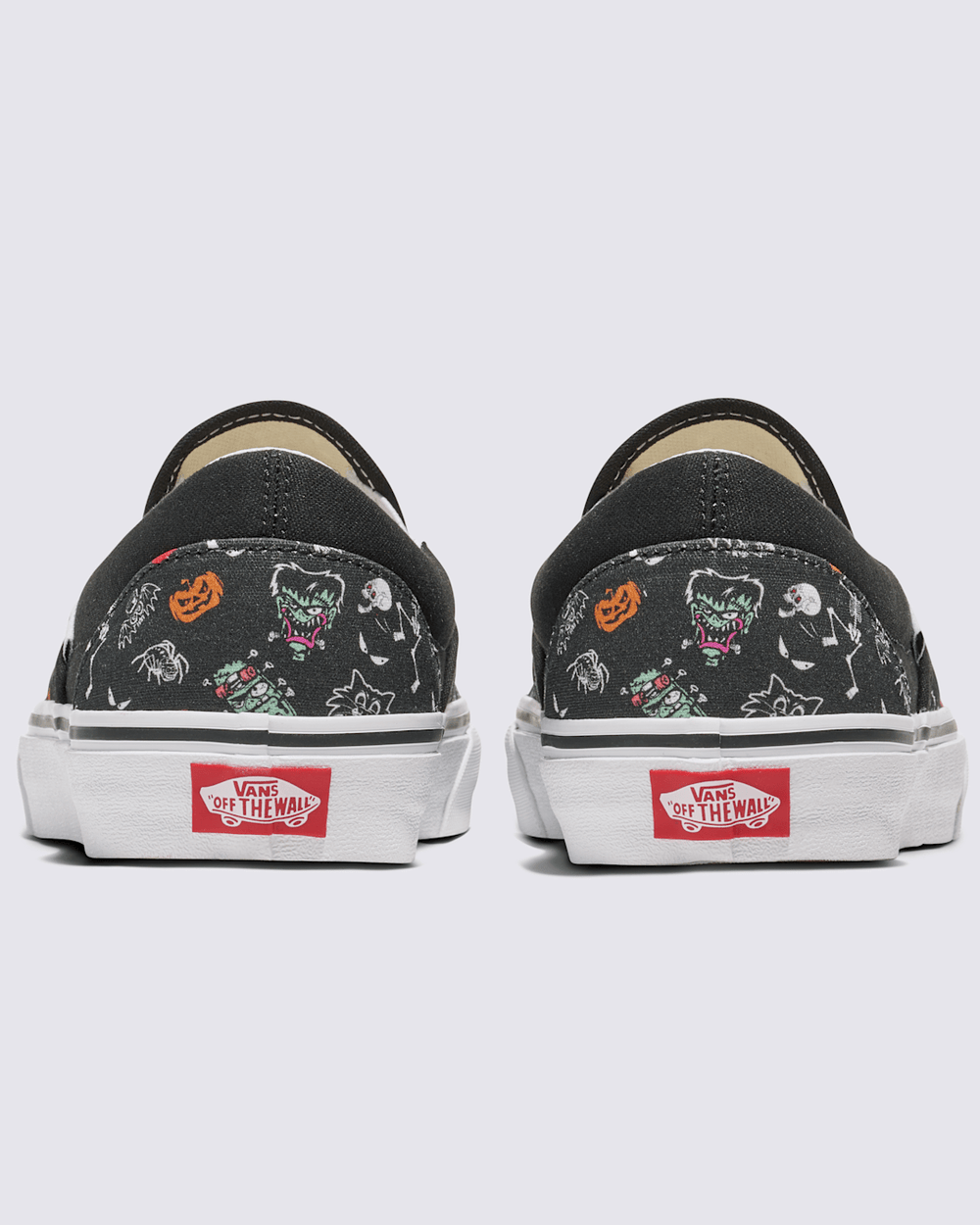 Women|Men Vans Customs Classic Slip-On Halloween Shoe in Customs