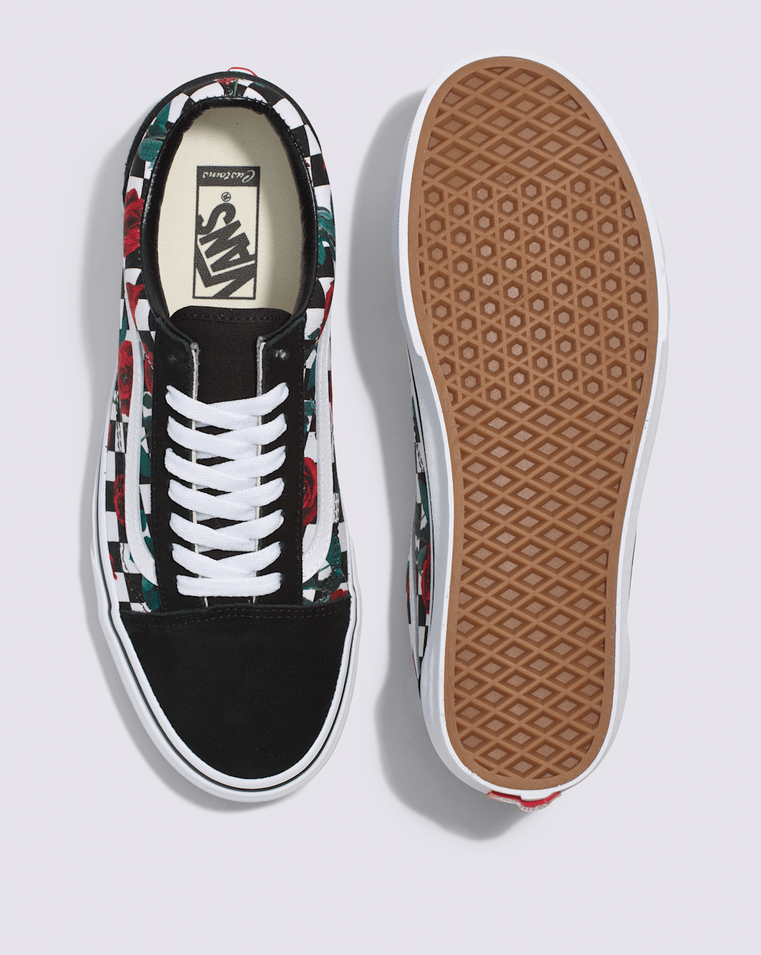 Women Vans Customs Old Skool Checkerboard Shoe in Customs