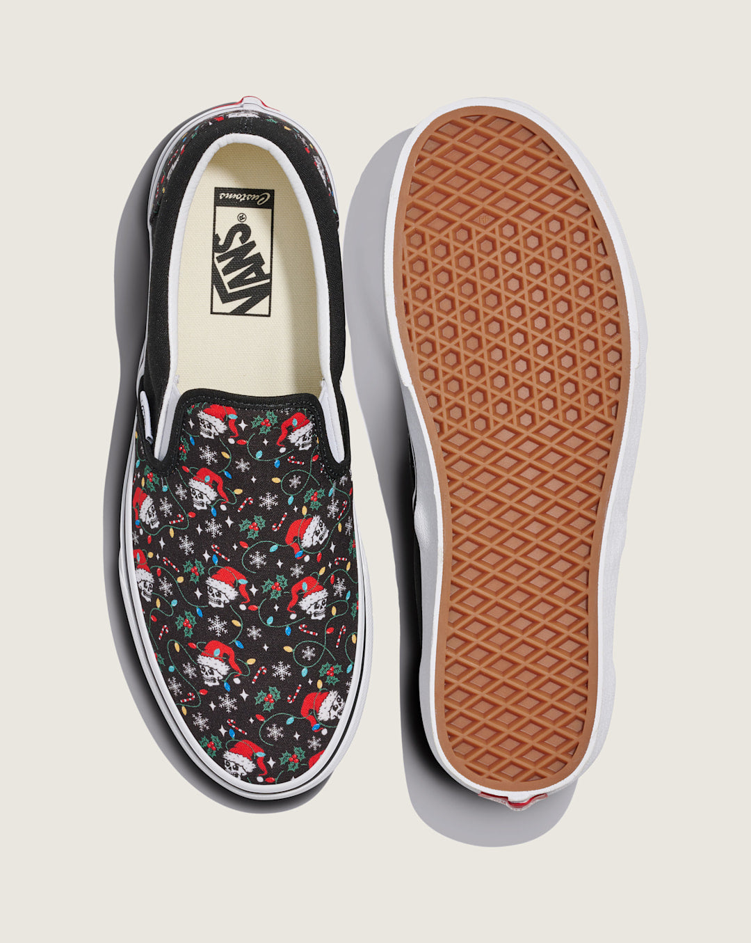 Women|Men Vans Customs Classic Slip-On Holiday Shoe in Customs