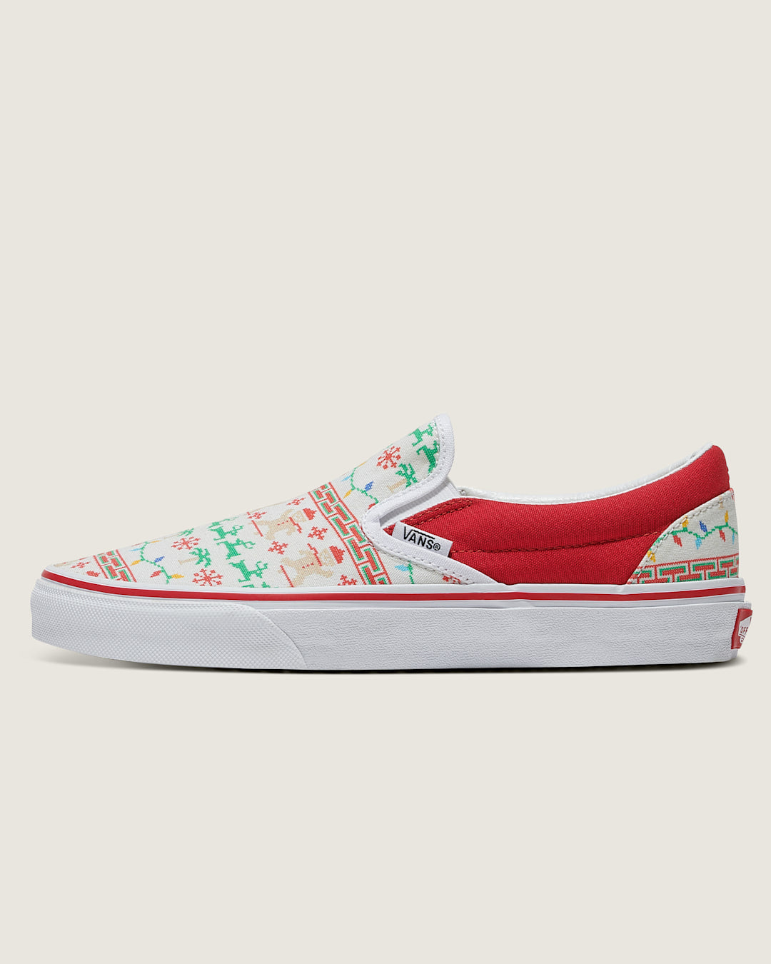 Women|Men Vans Customs Classic Slip-On Holiday Shoe in Customs
