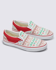 Women|Men Vans Customs Classic Slip-On Holiday Shoe in Customs