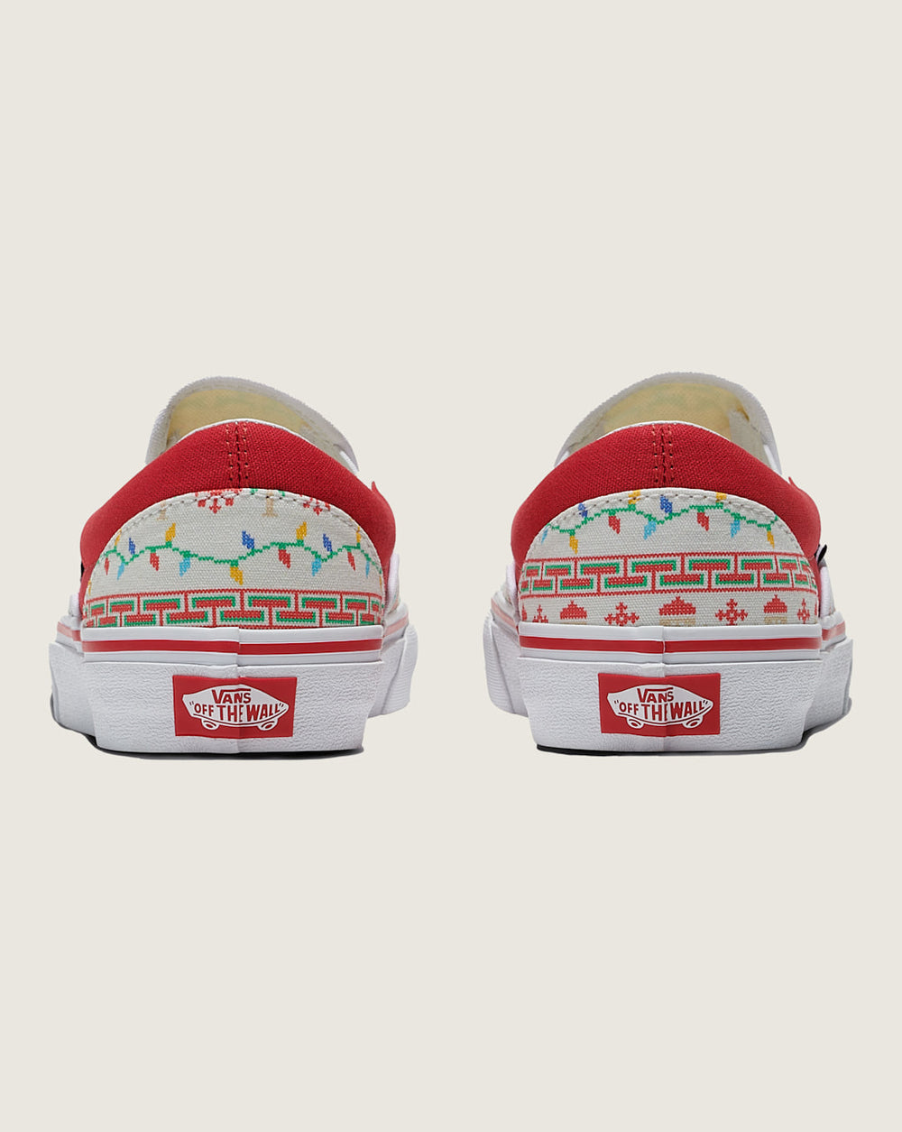 Women|Men Vans Customs Classic Slip-On Holiday Shoe in Customs