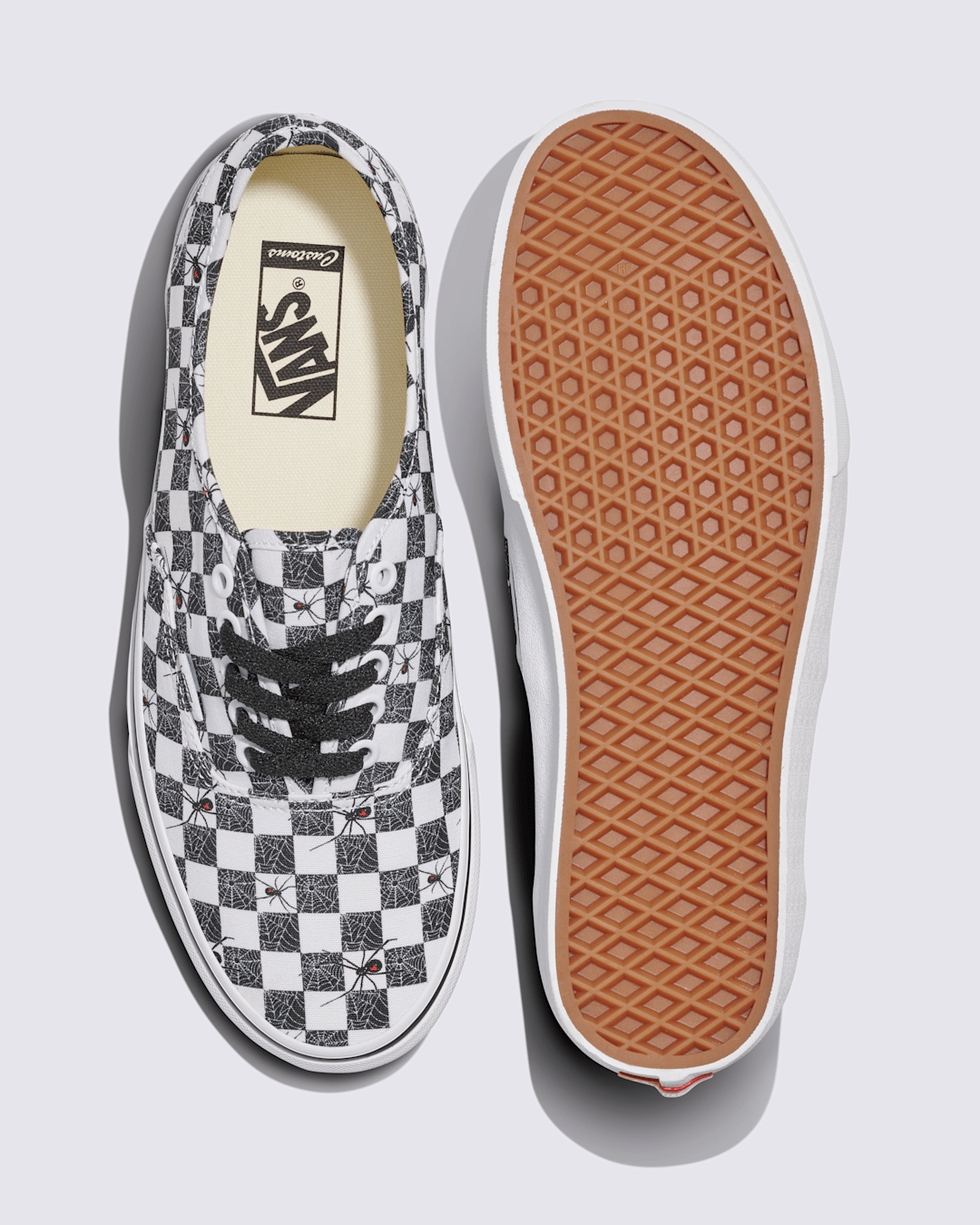 Women|Men Vans Customs Authentic Halloween Checkerboard Shoe in Customs