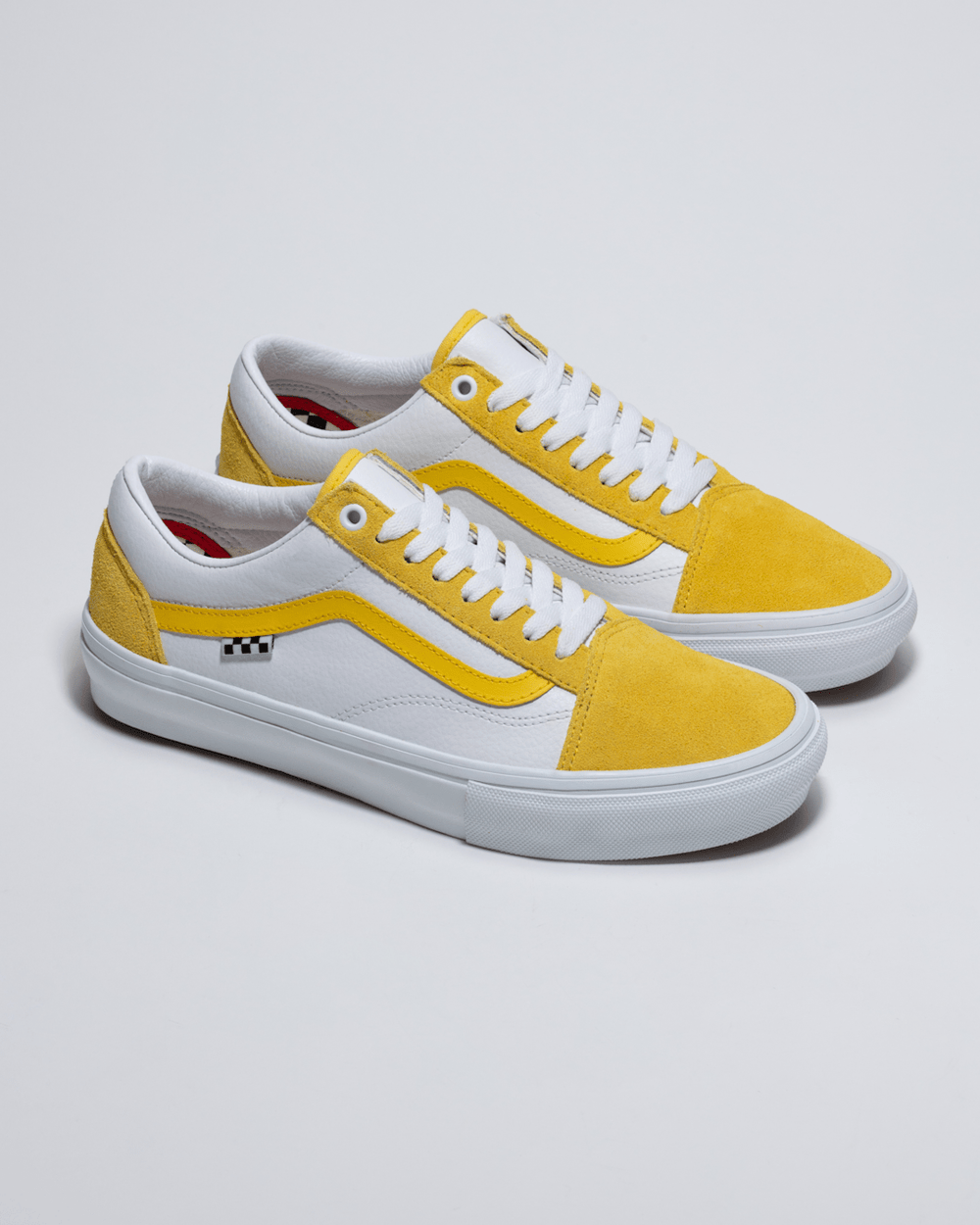 Women|Men Vans Customs Skate Old Skool Leather Shoe in Customs