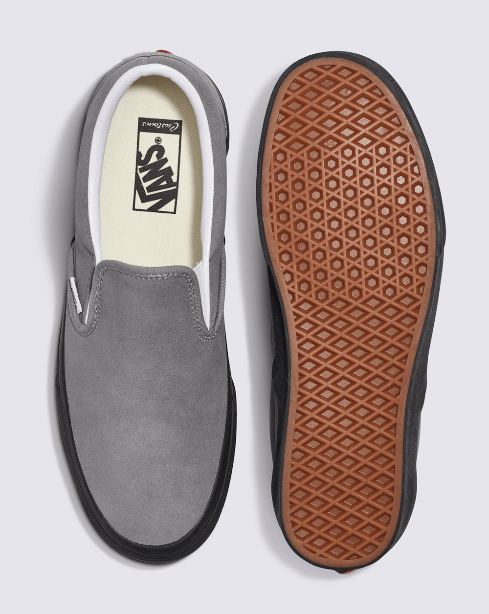 Women Vans Customs Classic Slip-On Suede Shoe in Customs