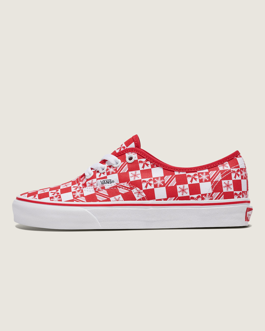 Women|Men Vans Customs Authentic Holiday Checkerboard Shoe in Customs