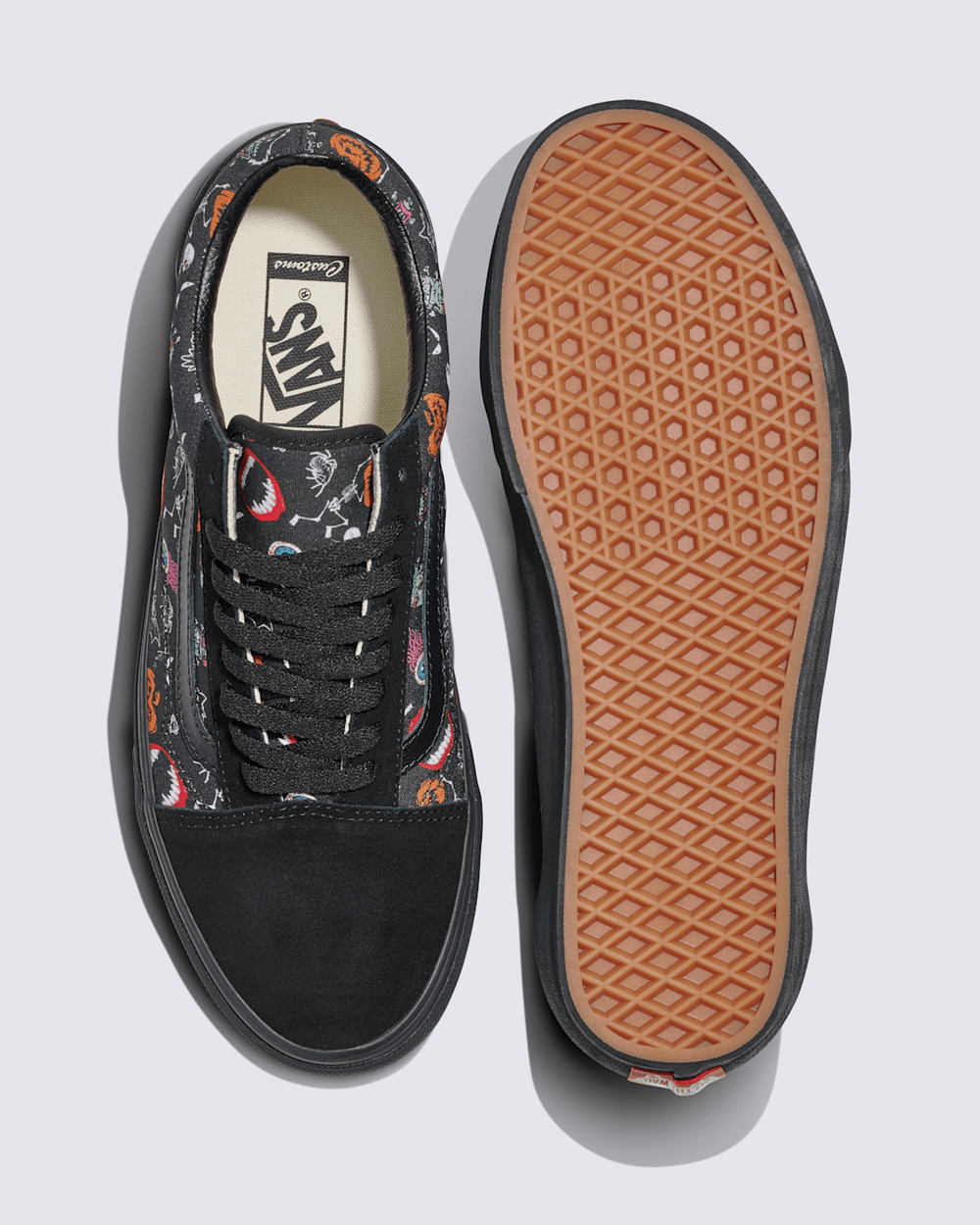 Women|Men Vans Customs Old Skool Halloween Shoe in Customs