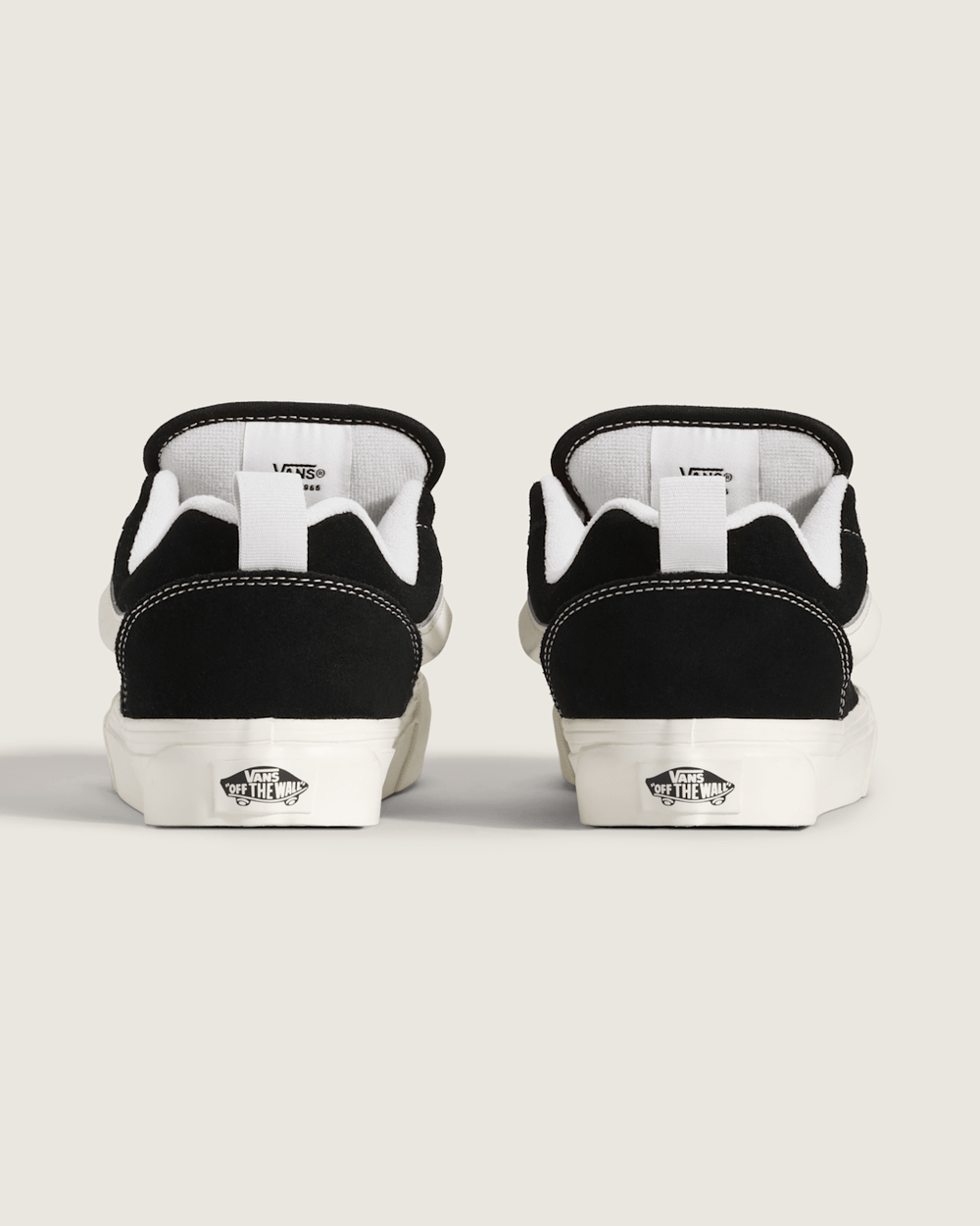 Women Vans Knu Skool Shoe in Black
