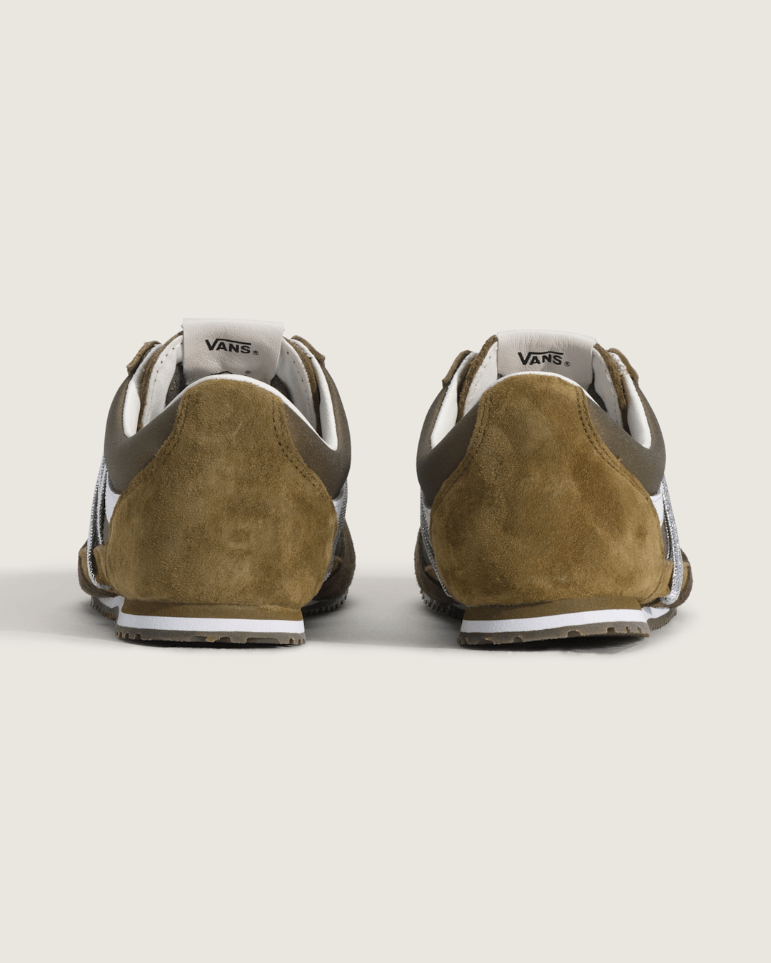 Women Vans Premium Super Lowpro Trainer in Olive Green