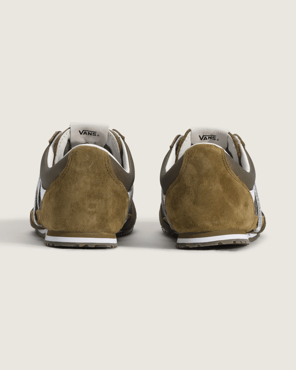 Women Vans Premium Super Lowpro Trainer in Olive Green