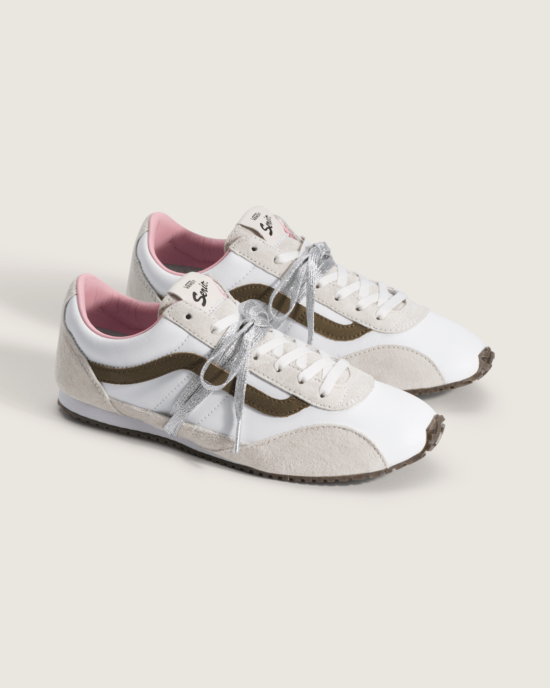 Women Vans Premium Super Lowpro Trainer in White