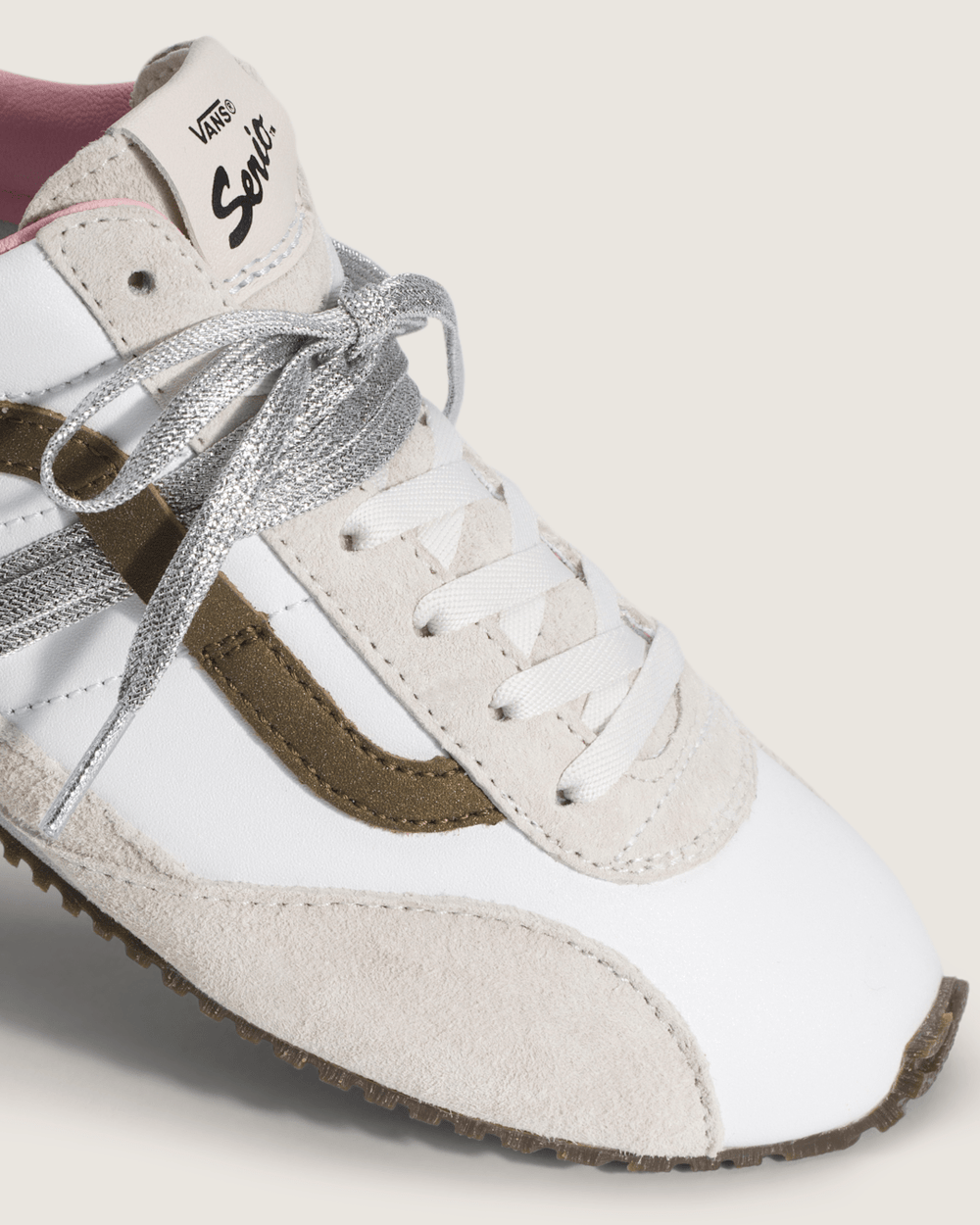 Women Vans Premium Super Lowpro Trainer in White