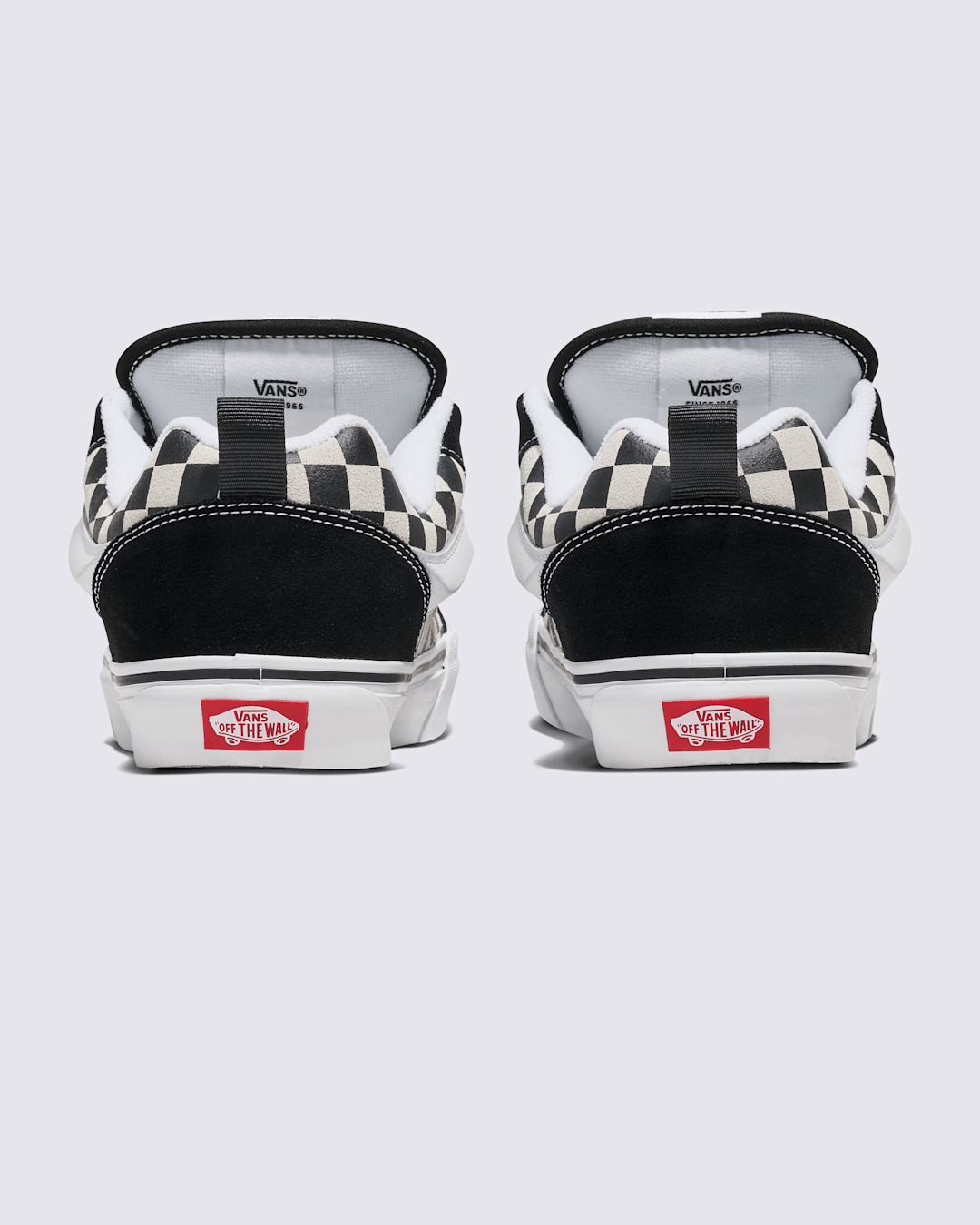 Women|Men Vans Knu Skool Checkerboard Shoe in Checkerboard Black / True White